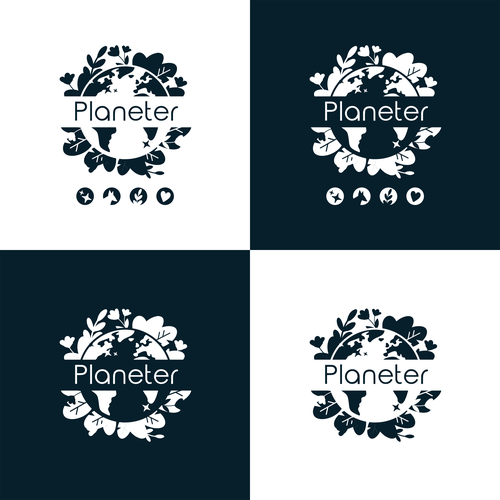 Create an inspiring logo for Positive Planet People Design by Ameline Studio