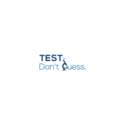 Modern logo needed for online lab testing service Design by OUATIZERGA Djamal