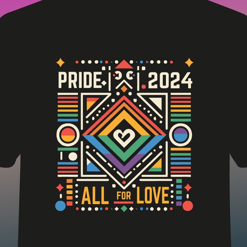 Design di Pride Parade Party Icon for Use on T-Shirts and Other Branding di Marchiori_design