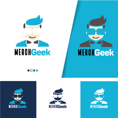 Merch Geek needs a new logo! Design by TH3L