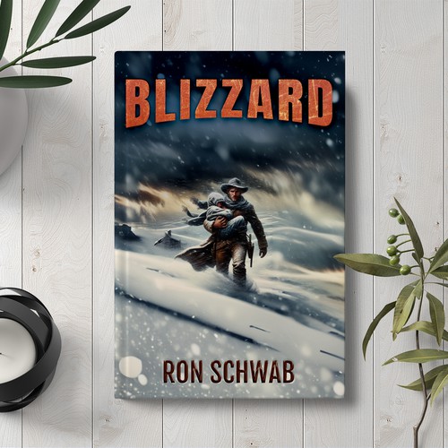 We need a dynamic book cover for our novel, "Blizzard"! Design by designers.dairy™