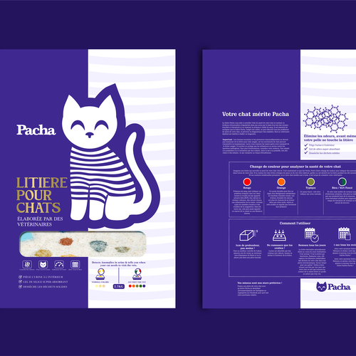 Cat Litter startup Minimalistic packaging - Contest Design by SONUPARMAR