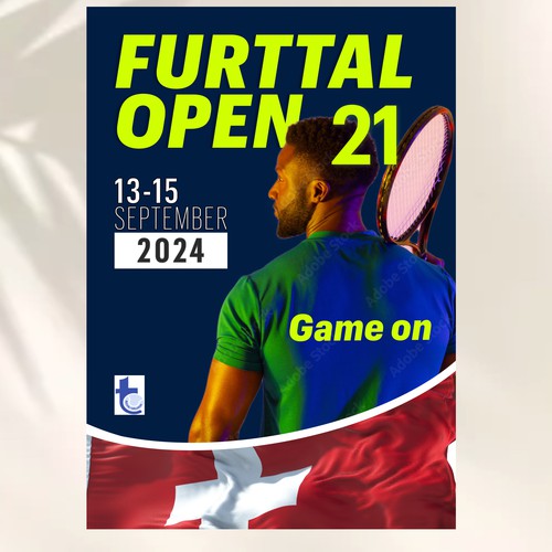 Aces & Action: Cool Flyer for a Tennis Tournament Design by TZ. Design