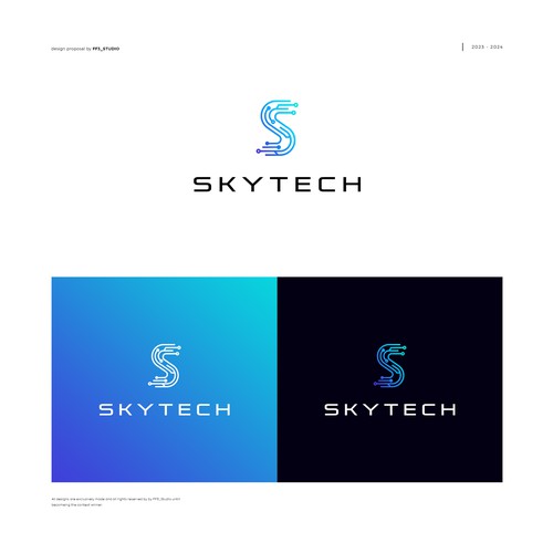 Help us design a futuristic logo for a cutting edge tech company. Design by FF3 ˢᵗᵘᵈⁱᵒ
