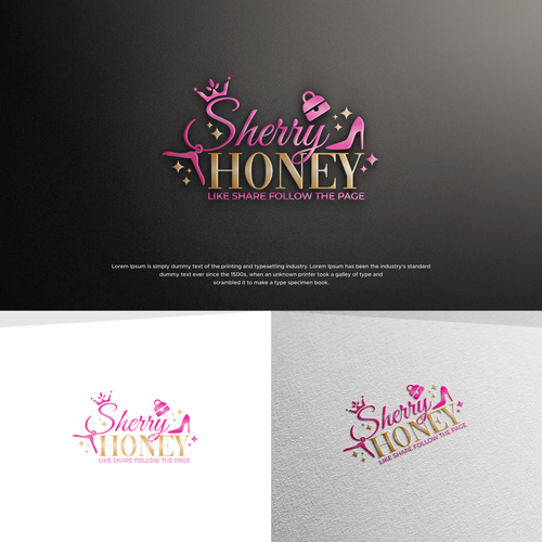 Sherry Honey clothing logo Design by MotionPixelll™