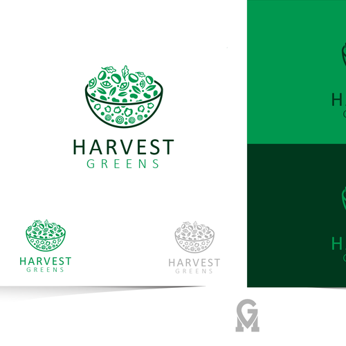 New Fast Casual Greens Based Food Concept Design our Signage, Logo to launch our concept Design by M.G. designs