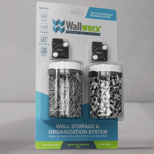 Wallwerx Jar 16oz (2-pack)