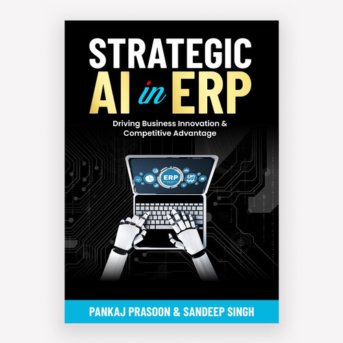 AI and ERP Book Design Design by Shreya007⭐