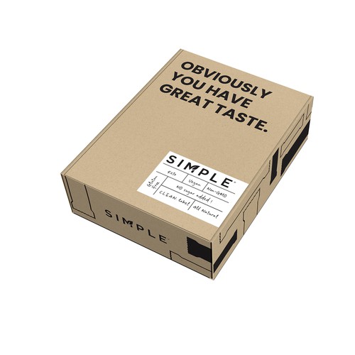 SIMPLE shipping box Design by Shisiouk