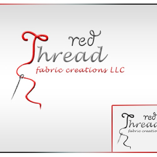 logo for Red Thread Fabric Creations LLC | Logo design contest