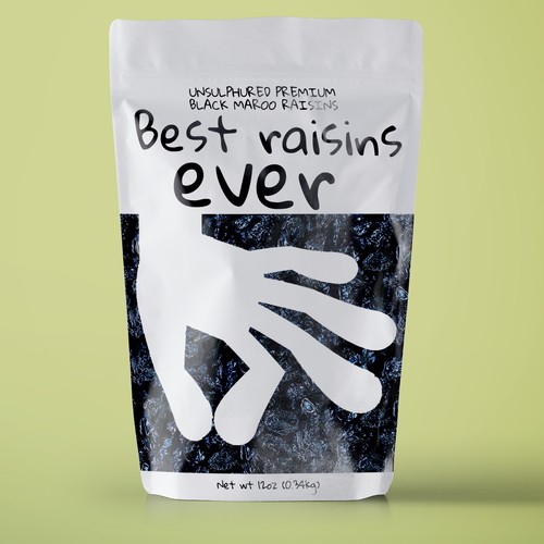 Design Best Raisins Ever - package design for PREMIUM raisins di Chupavi