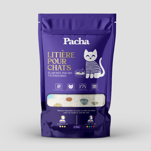 Cat Litter startup Minimalistic packaging - Contest Design by SONUPARMAR