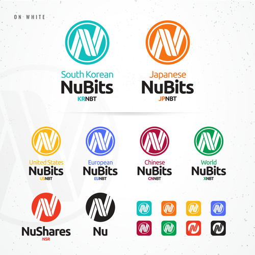 Vectorize logo and pick colors of new NuBits for South Korea and Japan Design by tedge17™