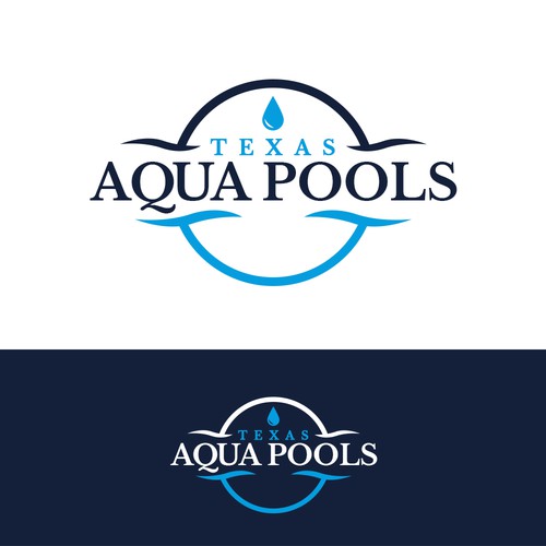 Elegant Design for Pool Construction Company-no Texas symbol in logo Design by Psypen