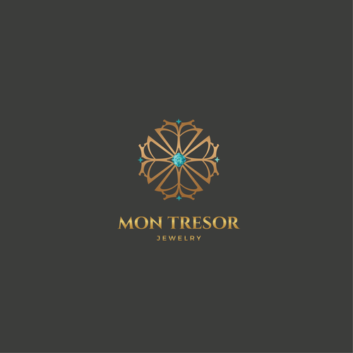 Unique Jewellery brand logo design Design by DnDesigner™