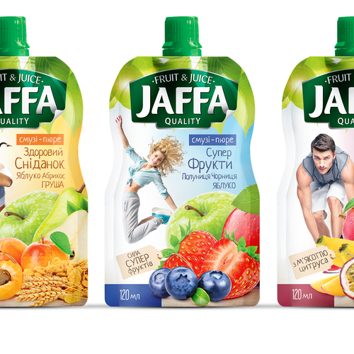 Design Develop Concept Design for Jaffa "Fruit in Pocket" adults’ fruit and berry puree di garryveda.com