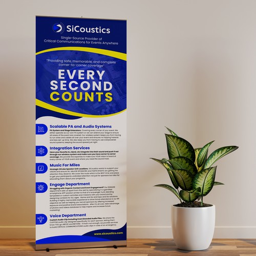 Portrait Banner for Conference_FILE ALREADY STARTED Design von ♛ AHSAN