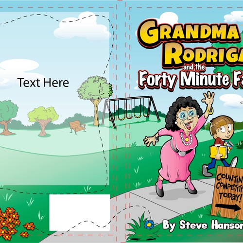 Children's Book Cover: Cartoon Grandma (ages 7-10, series) Design réalisé par pcarlson