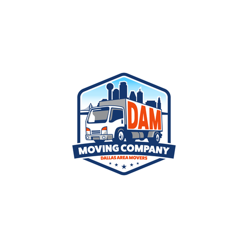 Diseño de Design a fun, high-quality logo for The DAM Moving Company de jagokandank