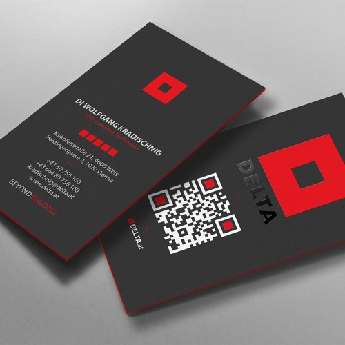 DELTA Business Card Relaunch-ontwerp door chandrayaan.creative