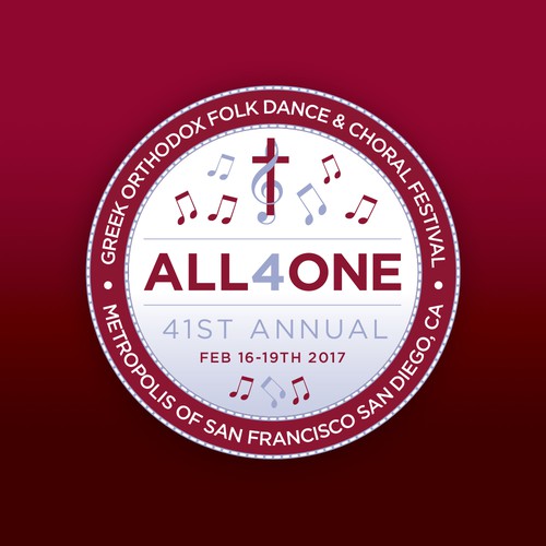 Greek Folk Dance and Choral Festival Annual Logo Design by chrisbduck