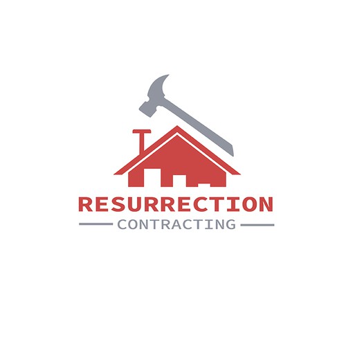 "Reborn To Build" construction company logo. Design by YoussefBenAmmar