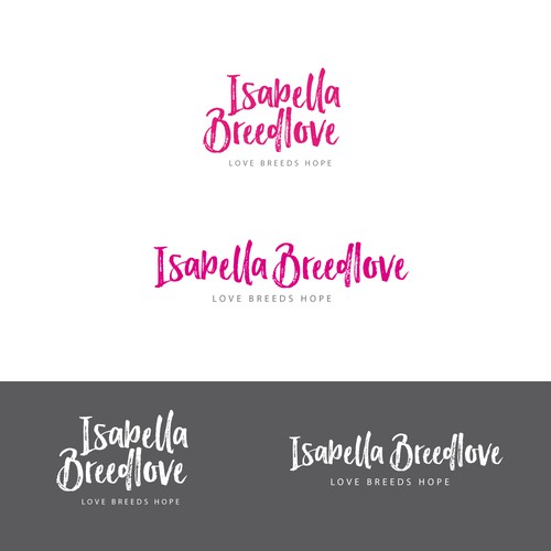 Create a powerful logo for Isabella Breedlove a new artist in the Country Music and she's Latina! Design by Thalita Thompsom