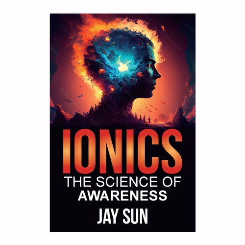 Book design for new consciousness science Design by anisha umělec