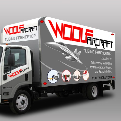 Design our box truck wrap! Design by Syn·o·nym