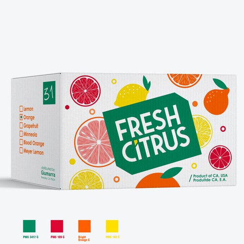 Help us design a Colorful Citrus Box that WOWs! Design by Anton Danilov