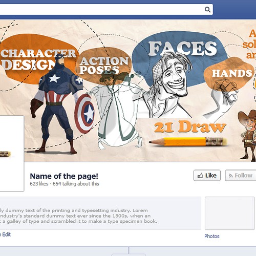 コンペ「Design a facebook banner image.」のデザイン by Jay CAさん 