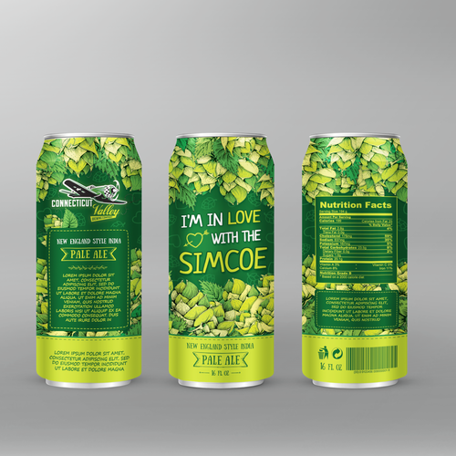 Design a can wrap for our Brewing Company's newest beer! Diseño de maxgraphic