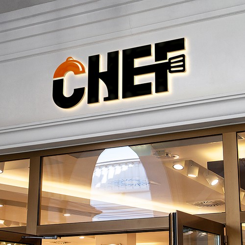 "CHEF": Food & Cooking Social Media Logo Design by SimpleDezign
