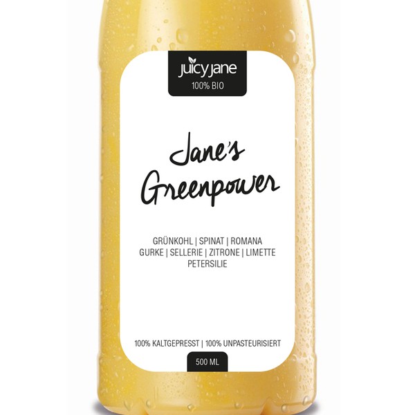 Design by gluecksrocka titled "Etikett für Biosäfte"