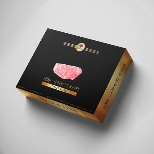 100% JAPANESE WAGYU STEAK Design by jelena.pavlovic