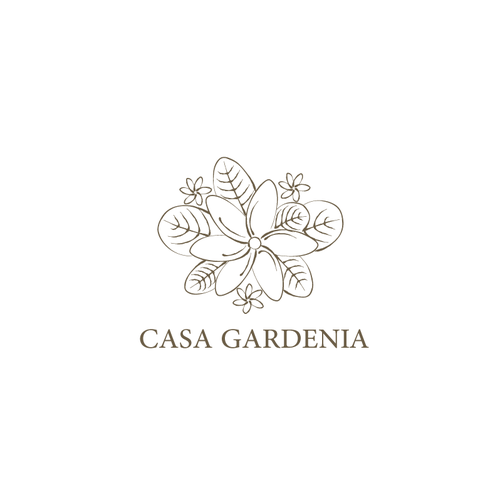 Casa Gardenia Logo Design by Mihaela♡