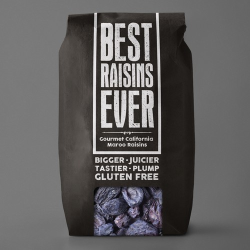 Best Raisins Ever - package design for PREMIUM raisins Design by EM180