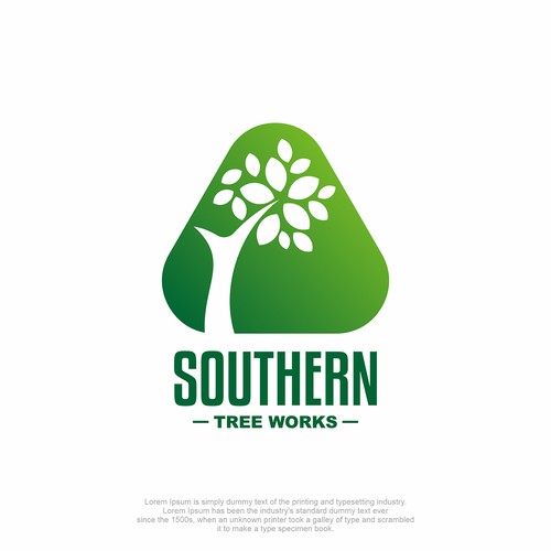 sleek and professional logo for a tree business Design by StaicyDesign