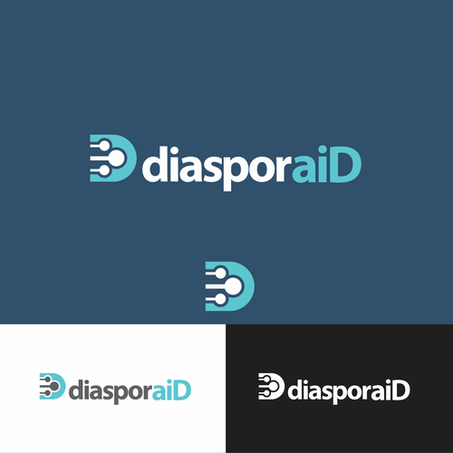 Design a powerful logo for diasporaid, an impact-oriented network/platform for expats Design by PixelBot