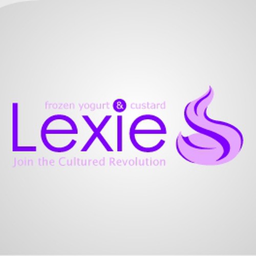 Lexie's™- Self Serve Frozen Yogurt and Custard  Ontwerp door fernando_rangel