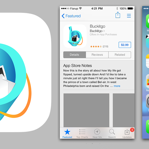 Create an Icon and Logo for Visual Discovery App Design by Rafael Marcon