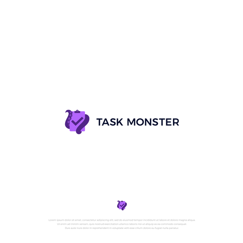 Design Design a logo for a monster-themed, SaaS-based Task Automation product di apn19