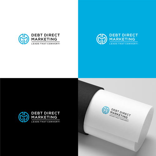 Sharp, Cutting Edge Lead Gen Logo Design por HS . studio