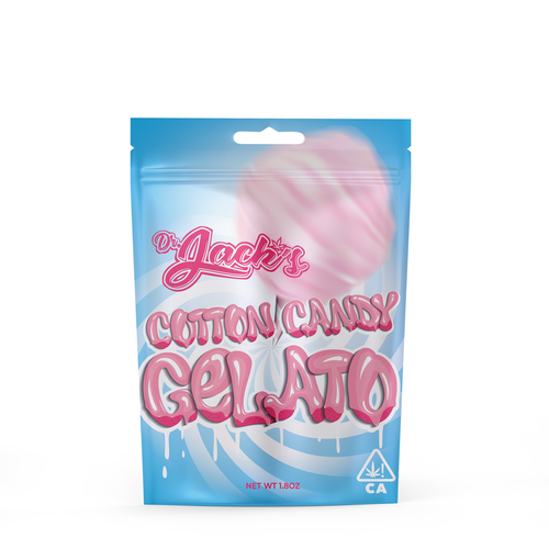 Cotton Candy gelato cannabis bag Design by 1990_design