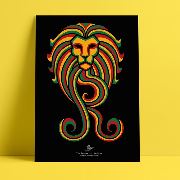 R For Reggae Lettering