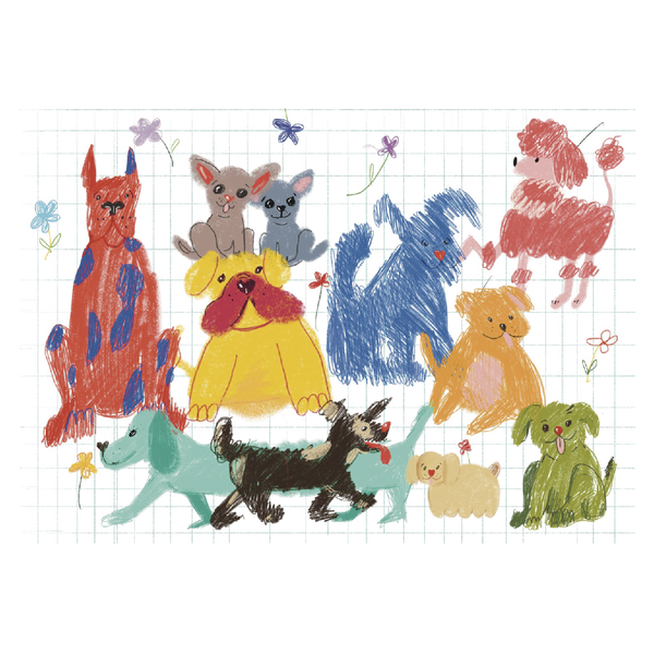 illustration for postcards