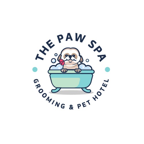 Classic, creative , professional…. The Paw spa , grooming and luxury pet hotel Design by S.H Designs