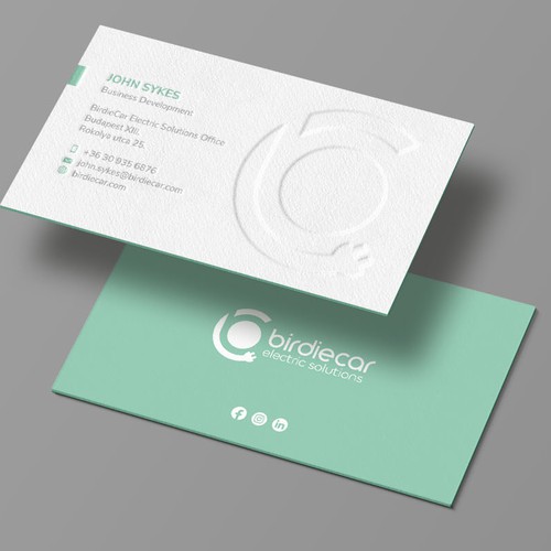 business card for company called birdie Design by Xclusive16