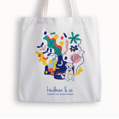 We need a hip, playful design for merch for our therapy practice Design by Nicolás Duque