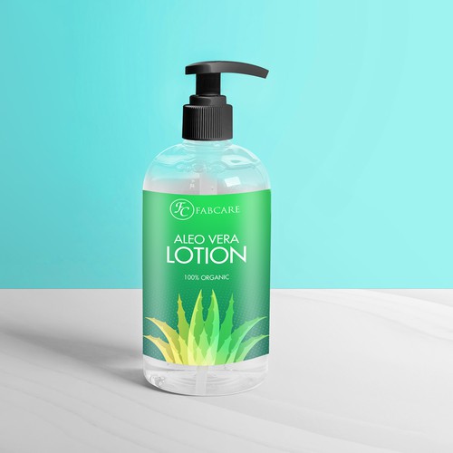 Label Design for Aloe Vera Lotion Design by mindART*